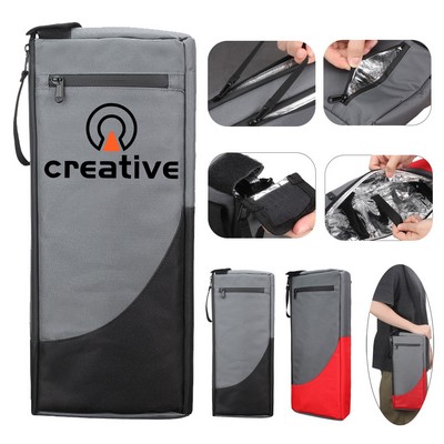 6 Can Splicing Golf Beverage Cooler Sleeve Bag