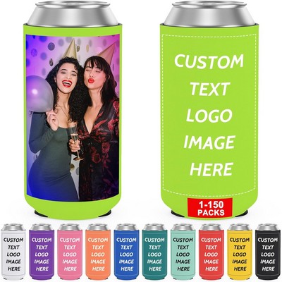 16oz Can Cooler Sleeve with Logo Custom