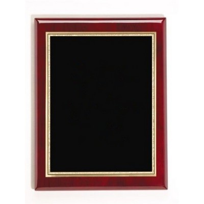 Cherry Finish Plaque with Florentine Plate , 16 x 20"