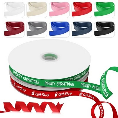 5/8" Grosgrain Satin Gift Ribbon