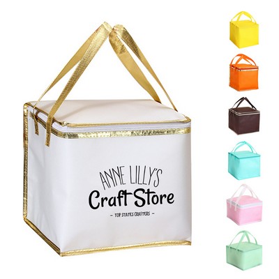 Waterproof Insulated Thermal Zippered Non-Woven Bag