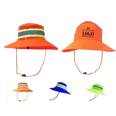 Large Brim Reflective Hat