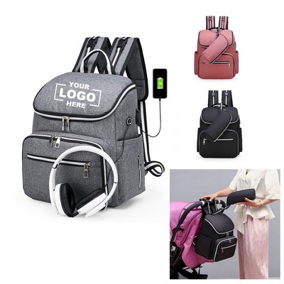 Large Capacity Diaper Bag Backpack.
