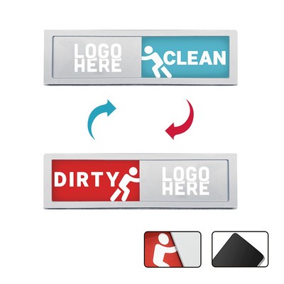 Custom Dishwasher Magnet Clean Dirty Sign