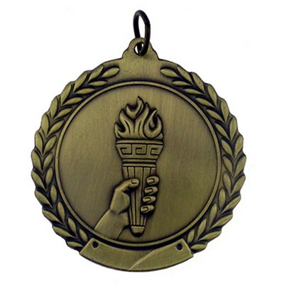 Olympic Torch Medal - Engravable
