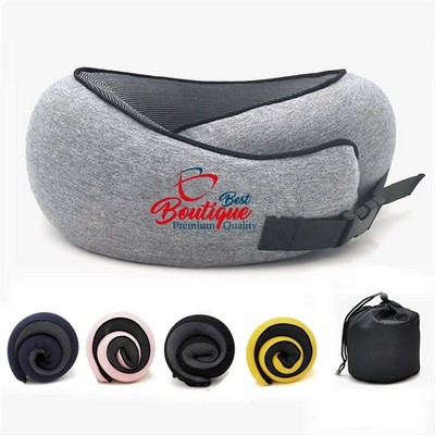Pure Memory Foam Travel Neck Pillow.