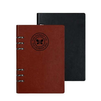 Soft PU Leather Spiral Journal Notebook
