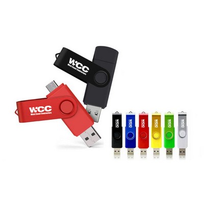 2 in 1 OTG USB Flash Drive for Type-C Phone/PC(2GB)