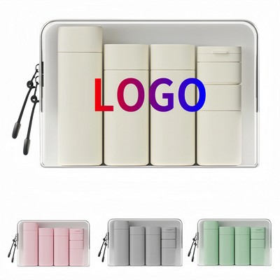 5 Pack Portable Travel Toiletries Containers