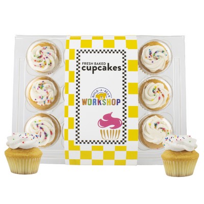 Signature Bite-Size Vanilla Cupcakes with Sleeve