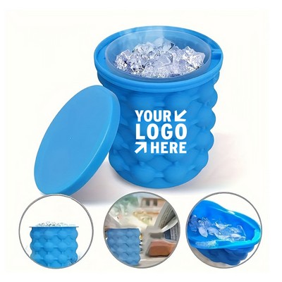 Silicone Ice Bucket with Lid