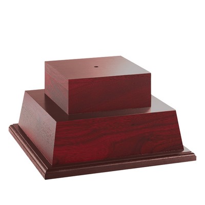 7" Large Rosewood Finish Base for Perpetual Trophy