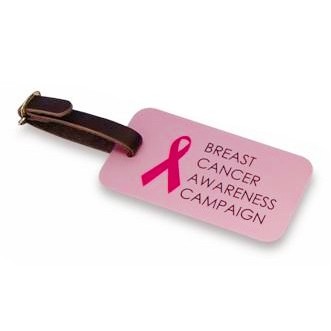 Breast Cancer Awareness Aluminum Luggage Tag