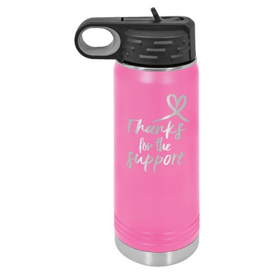 Polar Camel 20 oz. Pink Water Bottle