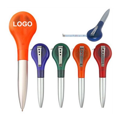 Retractable Mini Tape Measure Pen 1M/40" Multitool Portable Creative Writing