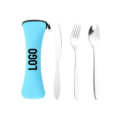 Portable Stainless Steel Cutlery Set