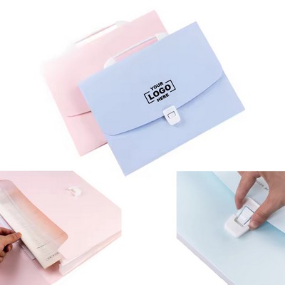 Durable Plastic 13-Compartment Accordion-style Expanding Document Organizer with Reinforced Handle