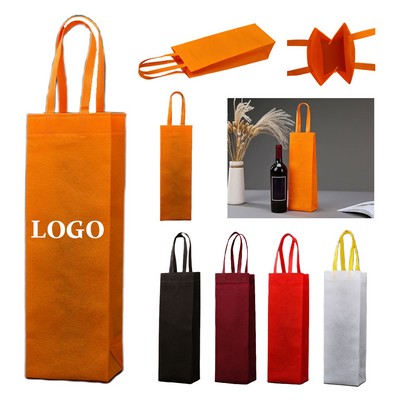 Premium Non-Woven Wine Bottle Tote