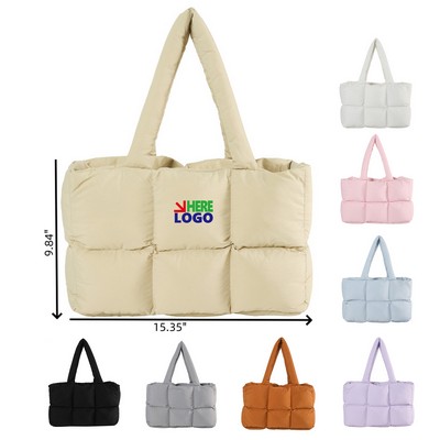 Lightweight Puffy Tote Bag