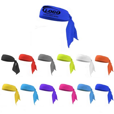 Unisex Sweat-Wicking Sports Headband Quick-Dry Hair Band