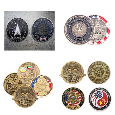 Double Sided Custom Challenge Coin