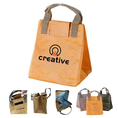 Reusable Tyvek Insulated Tote Lunch Bag