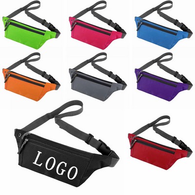 Sport Running Zipper Oxford Fanny Pack