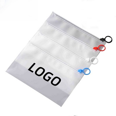 Frosted Zipper Bag