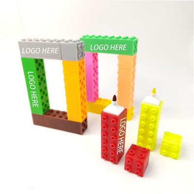 Interlocking Building Block Markers