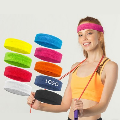 Breathable Sweatband Towel Headband