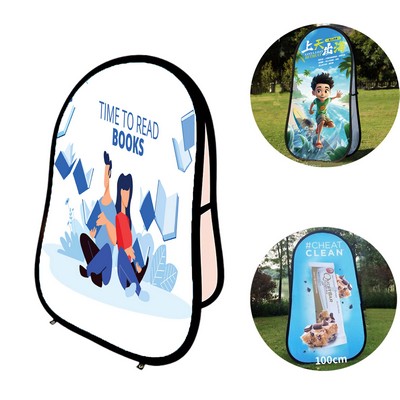 Foldable Advertising Stand Basketball Court Billboard