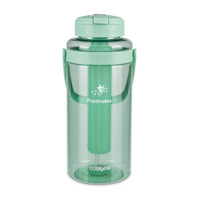 Cool Gear® Orlando Bottle with Freezer Stick - 64 Oz. - Seaglass