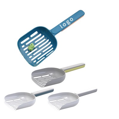 Color-Blocked Minimalist Cat Litter Scoop