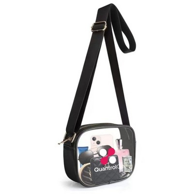 Clear PVC Crossbody Bag