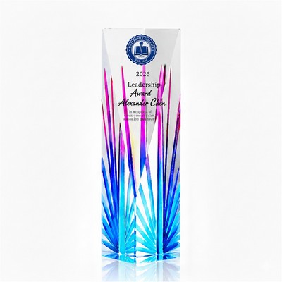 Elegant Faceted Crystal Vase