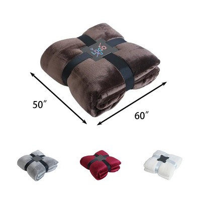 50 Inches x 60 Inches Luxury Soft Throw Blanket