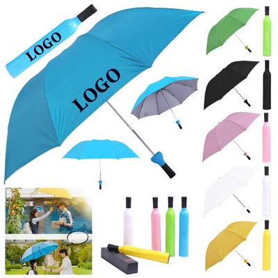 Novelty Bottle-Shaped Handle Umbrella