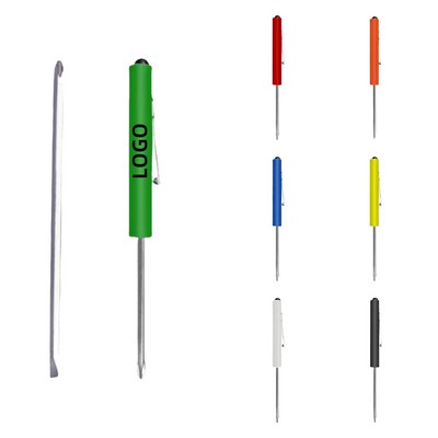 Pocket Pen Screwdriver With Reversible Bit