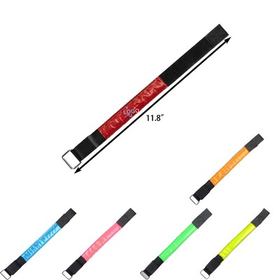 Adjustable LED Ankle Bands with Reflective Flashing Strips