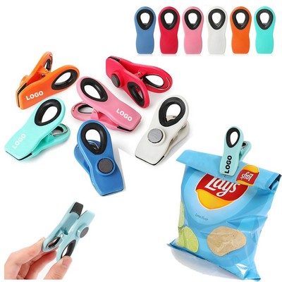 Promotional Magnetic Bag Food Storage Clips with Air Tight Seal