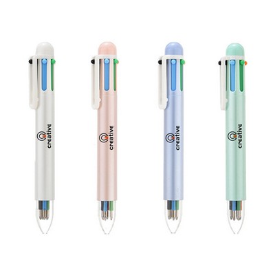 6-in-1 Colored Ballpoint Pen