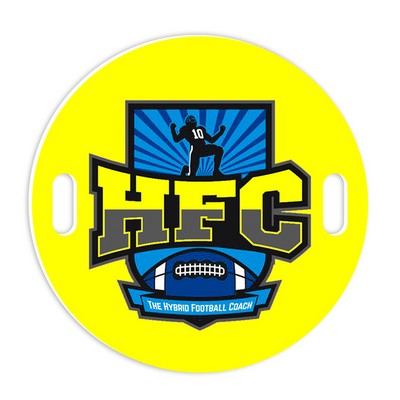 20" Circle Full Color Cheer Signs