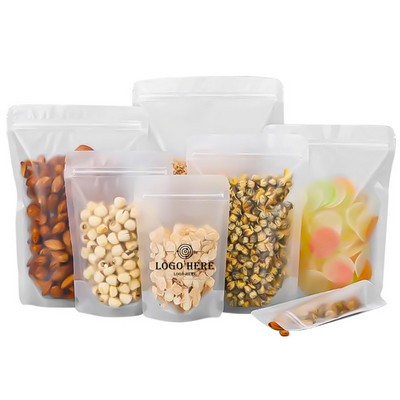 8Mil Stand Up Transparent Food Preservation Self Sealing Bag