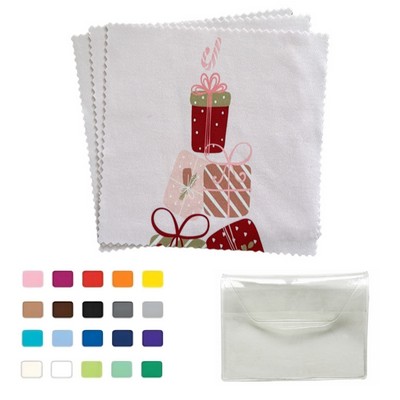 Full Color Microfiber Cleaning Cloth with PVC Case