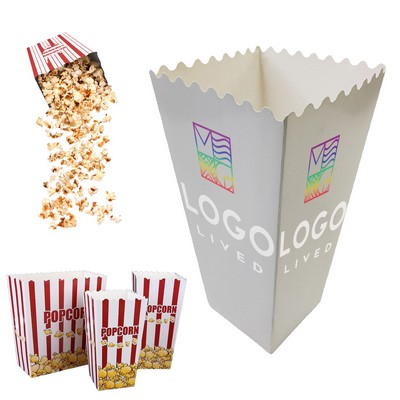 Full Color Popcorn Bucket Box