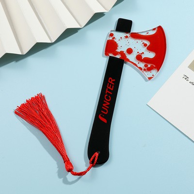 Acrylic Halloween Axe Bookmark