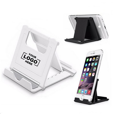 Compact Portable Desktop Stand for Tablets and Phones