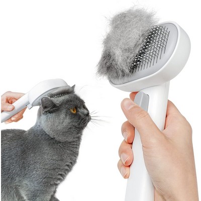 Cat Grooming Brush with Release Button