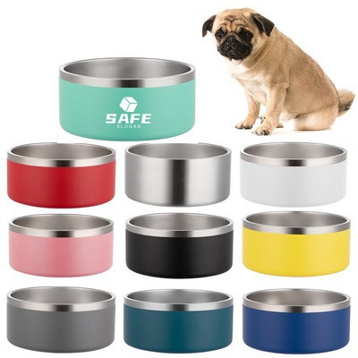 32oz Stainless Steel Dog Bowls