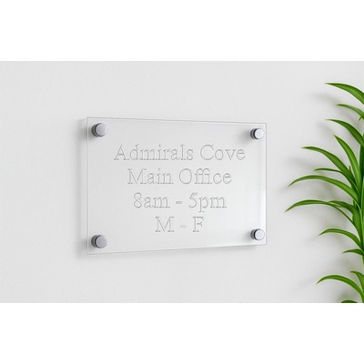 5" x 7" ACRYLIC WALL SIGN